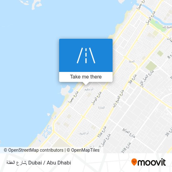 شارع الغفلة map
