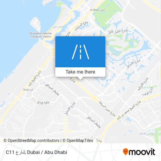 C11 شارع map