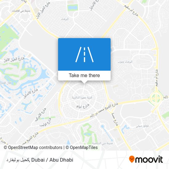 كحيل بوليفارد map