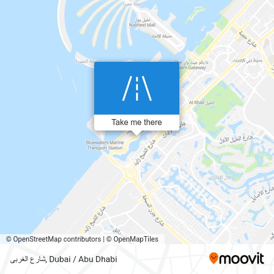 شارع الغربى map