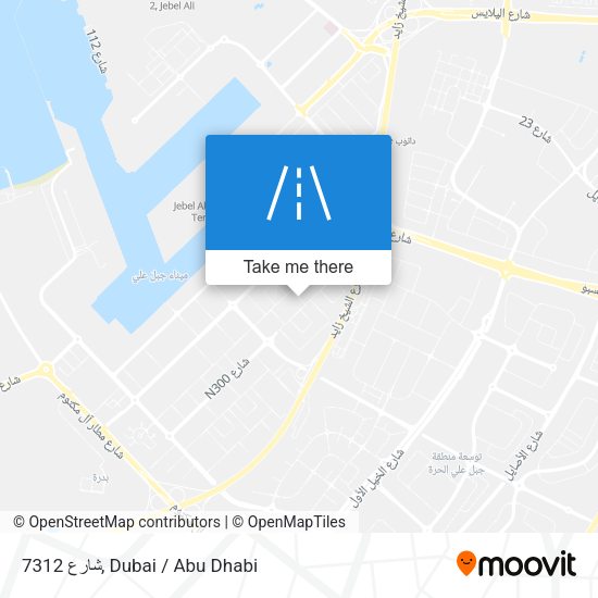 شارع 7312 map