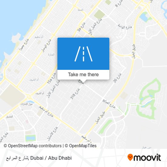 شارع المرابع map