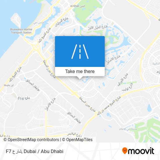 F7 شارع map