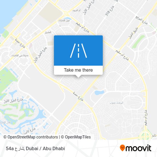 54a شارع map