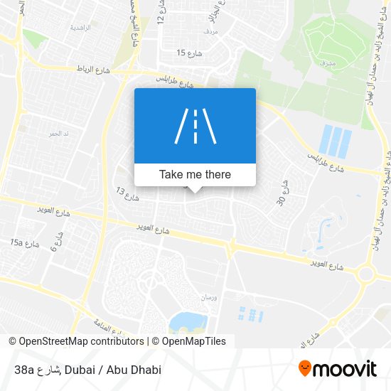 38a شارع map