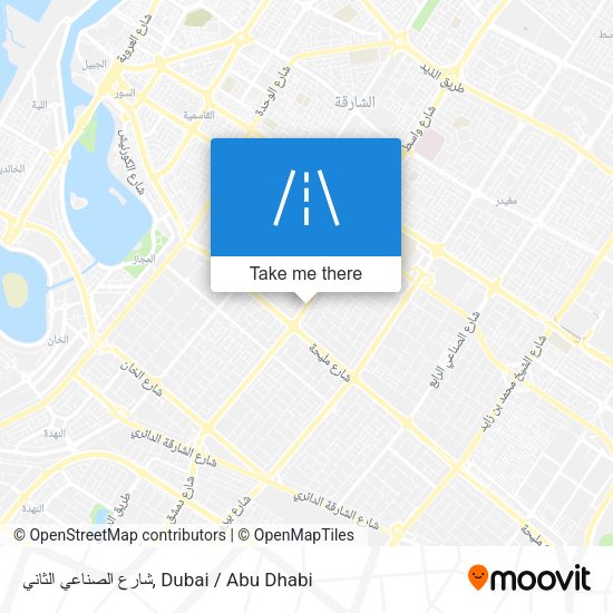 شارع الصناعي الثاني map