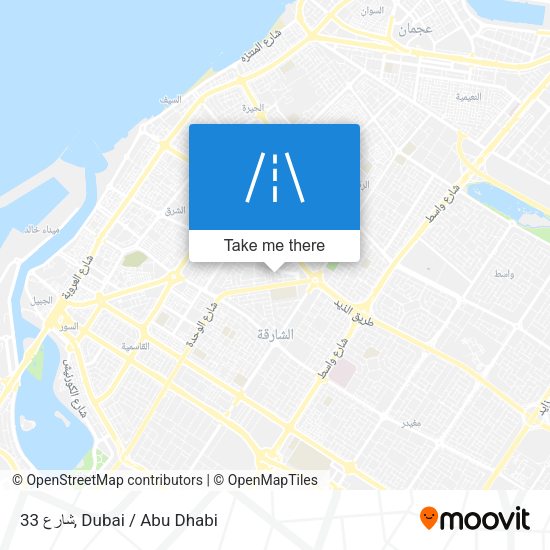 شارع 33 map