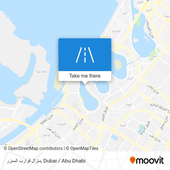 منزال قوارب الممزر map