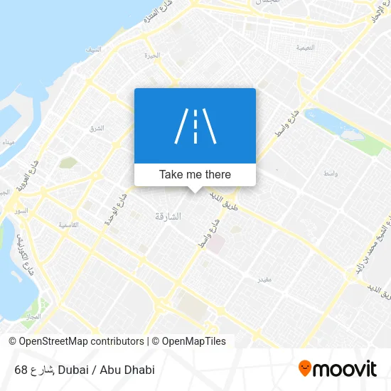 شارع 68 map
