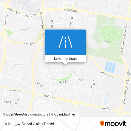61a شارع map
