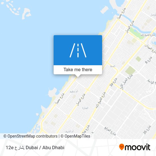 12e شارع map