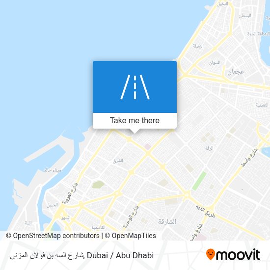 شارع السه بن فولان المزني map