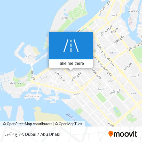 شارع الدَّبَّاس map