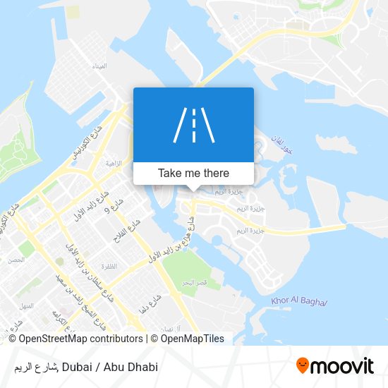 شارع الريم map