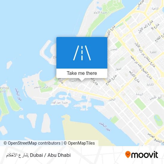 شارع الأَحْكَام map