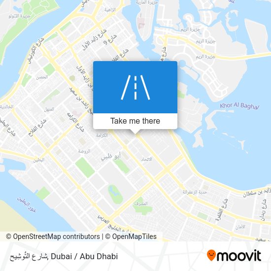 شارع التُّوشِيح map