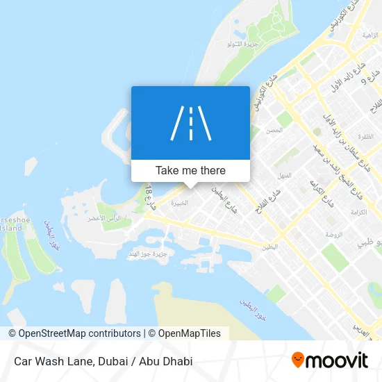 Car Wash Lane map