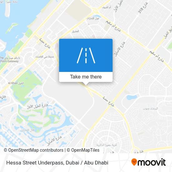 Hessa Street Underpass map