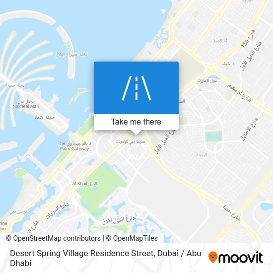 Desert Spring Village Residence Street map