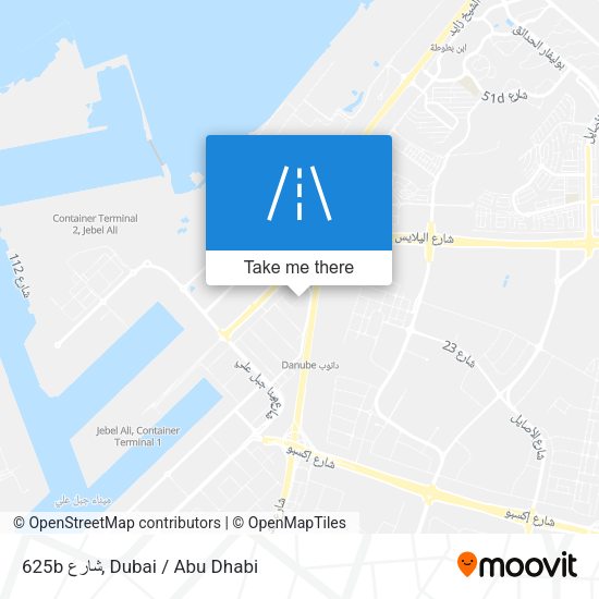 625b شارع map