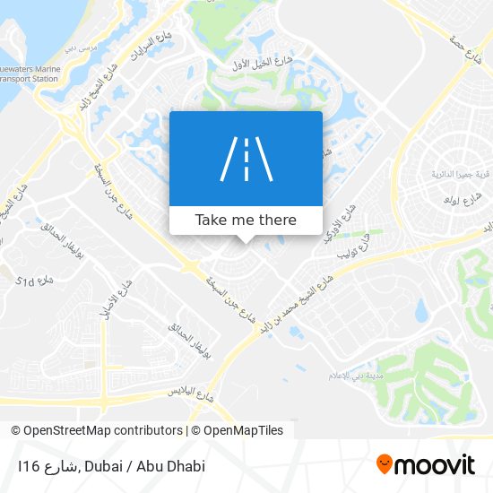 I16 شارع map