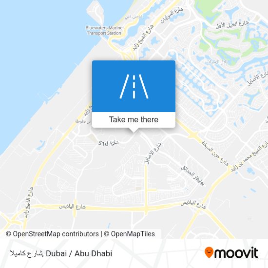 شارع كاميلا map