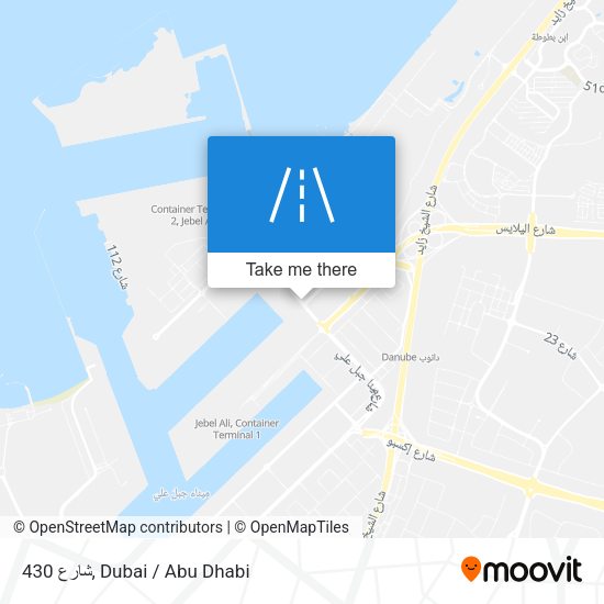 شارع 430 map