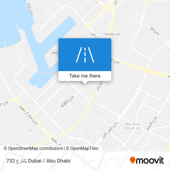 شارع 732 map