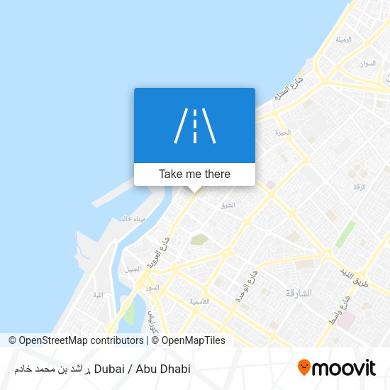 راشد بن محمد خادم map