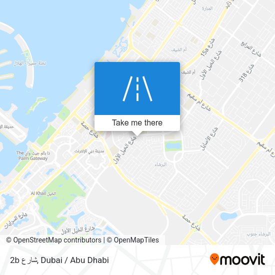 2b شارع map