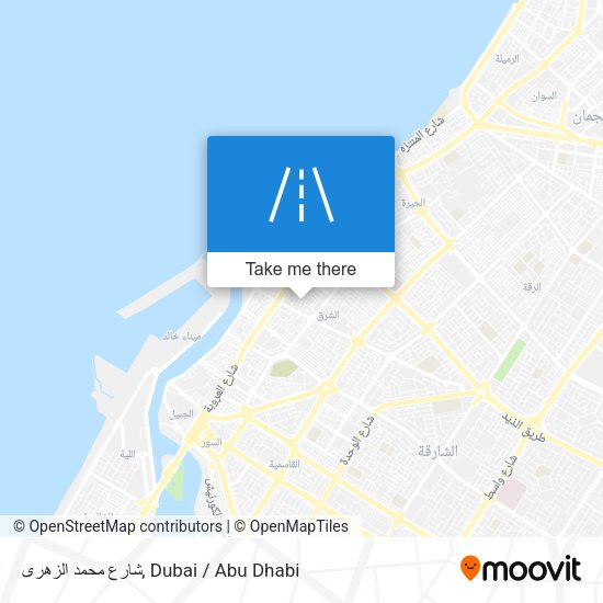 شارع محمد الزهرى map
