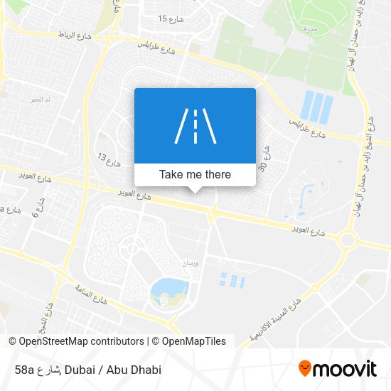 58a شارع map