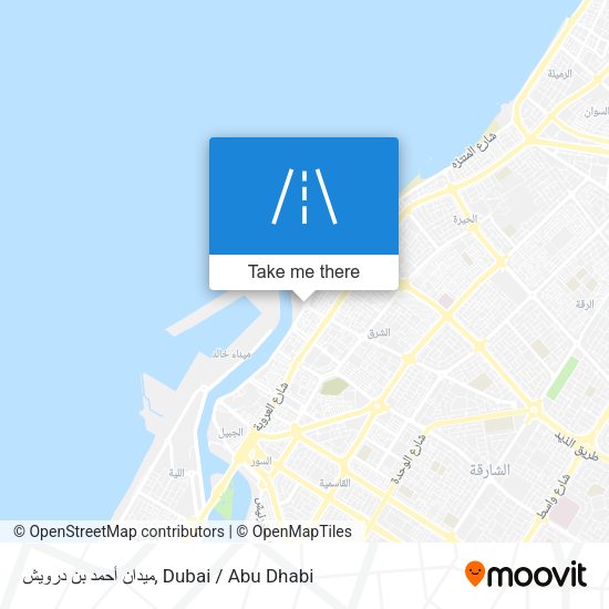 ميدان أحمد بن درويش map