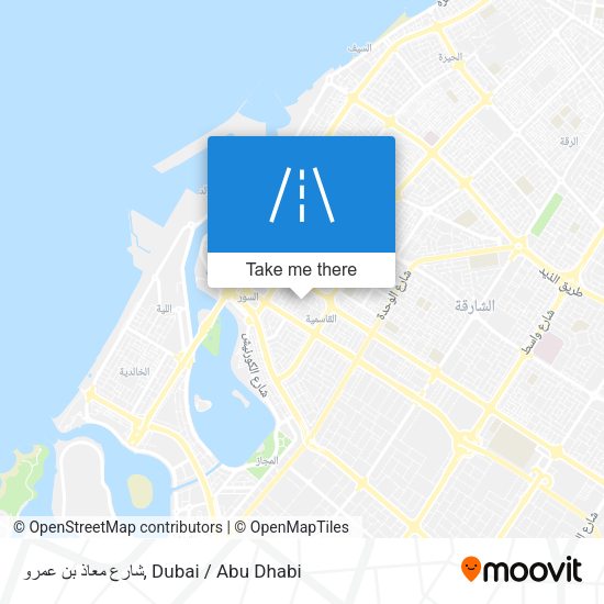 شارع معاذ بن عمرو map