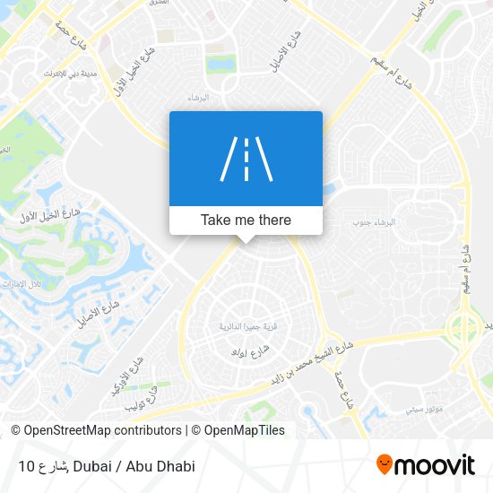 شارع 10 map