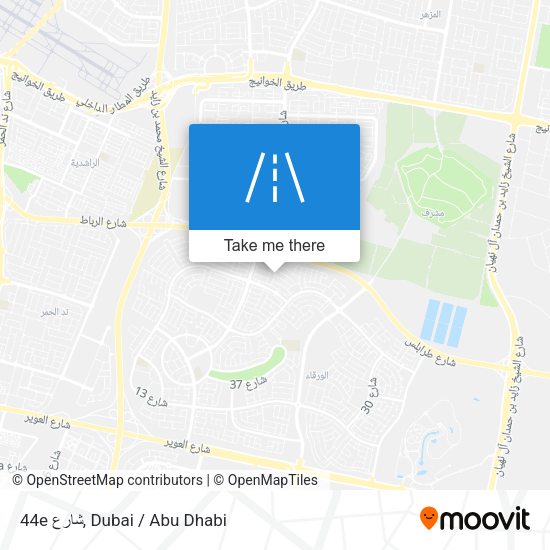 44e شارع map