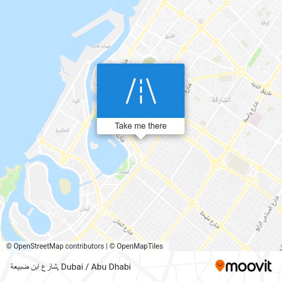 شارع ابن ضبيعة map
