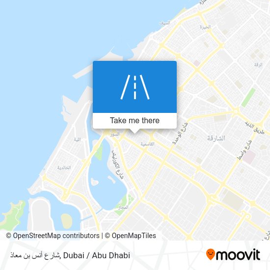 شارع أنس بن معاذ map