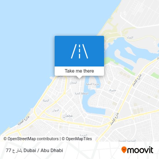شارع 77 map