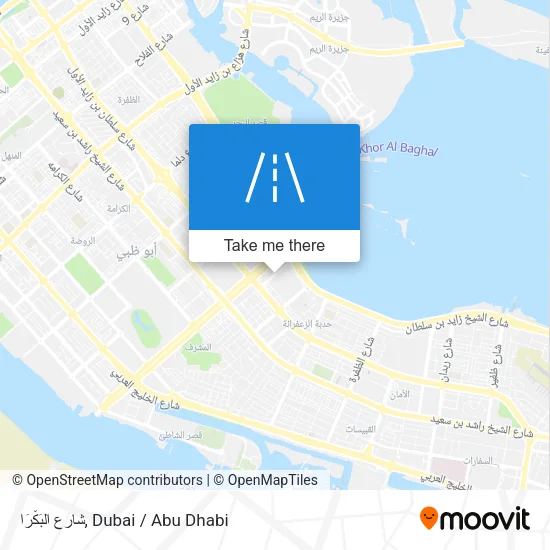 شارع البَكْرَا map