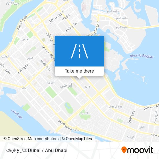 شارع الزفانة map