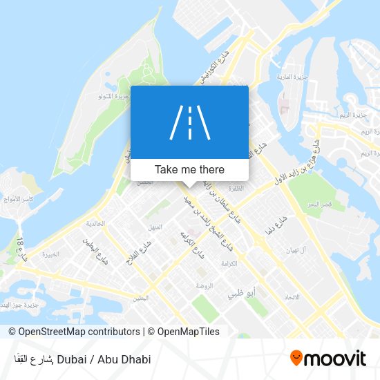 شارع القِفَا map