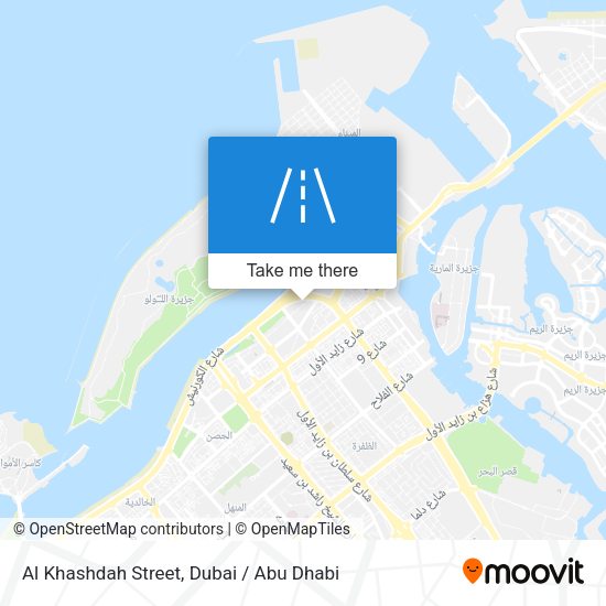 Al Khashdah Street map