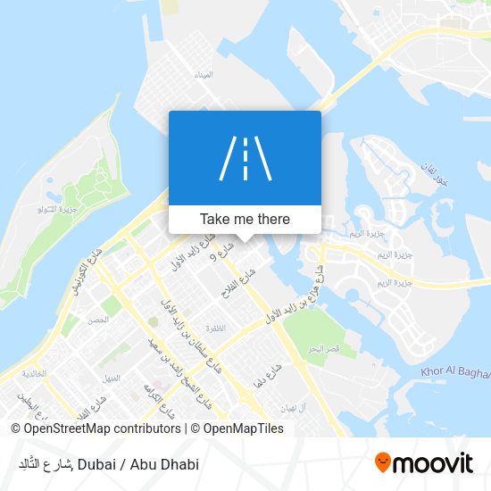 شارع التَّالِد map