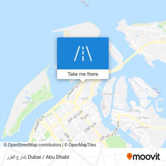 شارع الغِزَر map