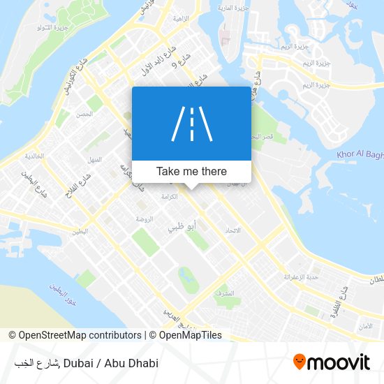 شارع الخِب map