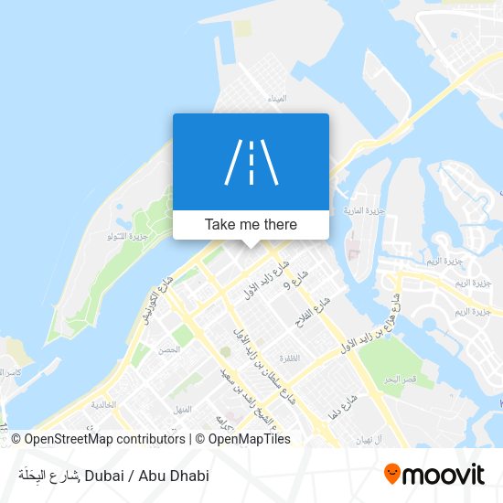 شارع اليِحَلَة map