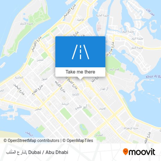 شارع المَنْتب map
