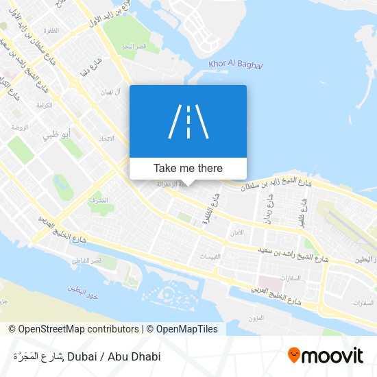 شارع المَجَرَّة map
