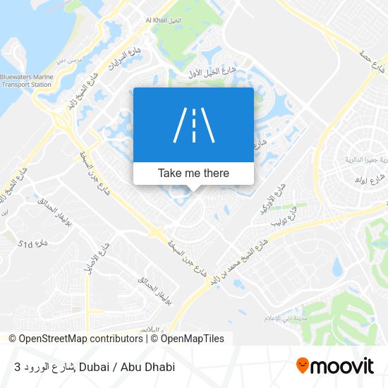 شارع الورود 3 map